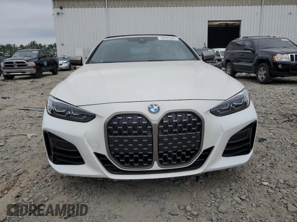 2022 BMW 4 Series M440i with VIN WBA53AT06NCK03623, listed as a Copart auction lot 62363465 with Not provided miles and Salvage title. Bid and sale history available at DreamBid. Image 5.