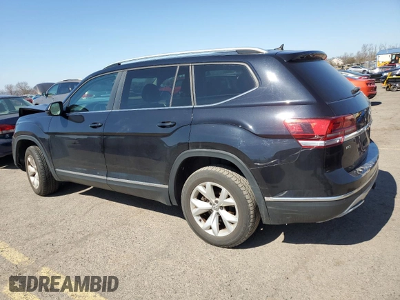 2018 Volkswagen Atlas 3.6L V6 SEL with VIN 1V2MR2CA3JC505648, listed as a Copart auction lot 48658235 with 68,455 mi miles and Salvage Title. Bid and sale history available at carsss.com. Image 2.