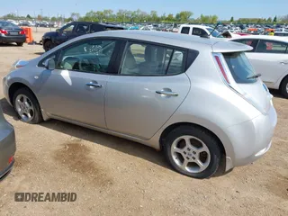 2011 Nissan LEAF SL-e with VIN JN1AZ0CP9BT009562, listed as a IAAI auction lot 42228290 with 93,183 mi miles and . Bid and sale history available at DreamBid. Image 3.