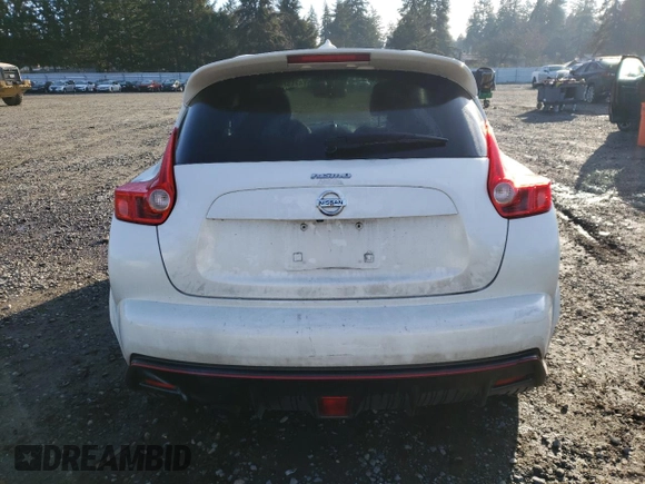 2014 Nissan Juke S with VIN JN8AF5MVXET365088, listed as a Copart auction lot 47157485 with Not Provided miles and Salvage Title. Bid and sale history available at carsss.com. Image 6.