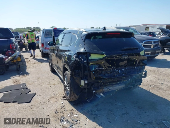 2021 Hyundai Tucson SEL z VIN KM8J33AL7MU367834, wystawiony jako IAAI lot #41991684 z przebiegiem 44 253 mil mil oraz . Historia ofert i sprzedaży dostępna na DreamBid. Obrazek 3.
