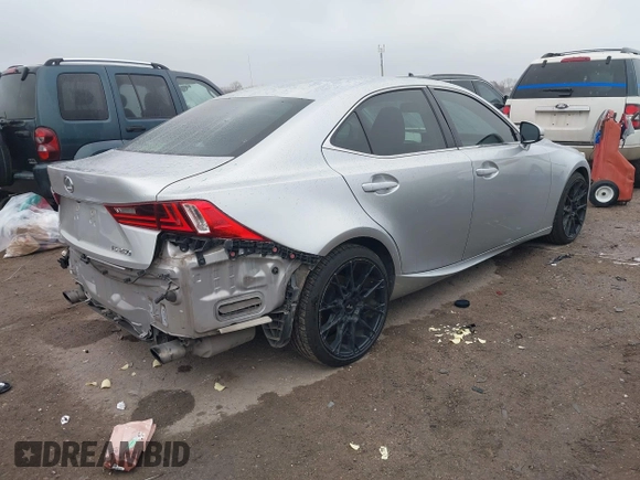 2015 Lexus IS 250 with VIN JTHBF1D28F5069487, listed as a IAAI auction lot 41586241 with 158,891 mi miles and . Bid and sale history available at DreamBid. Image 4.