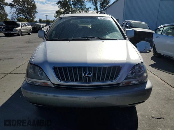 1999 Lexus RX 300 Luxury SUV with VIN JT6HF10U9X0051492, listed as a Copart auction lot 76343284 with 124,154 mi miles and Clean Title. Bid and sale history available at carsss.com. Image 5.
