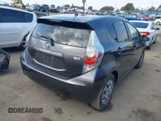 2014 Toyota Prius One with VIN JTDKDTB30E1575075, listed as a IAAI auction lot 41407539 with 150,470 mi miles and . Bid and sale history available at DreamBid. Image 4.