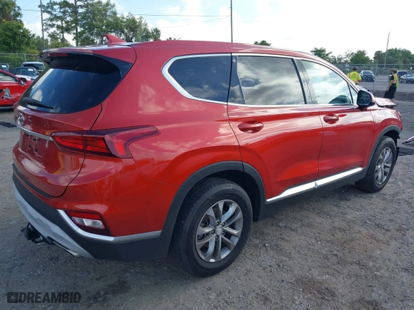 2020 Hyundai Santa Fe SEL with VIN 5NMS33ADXLH170664, listed as a IAAI auction lot 41945937 with 81,511 mi miles. Bid and sale history available at carsss.com. Image 4.