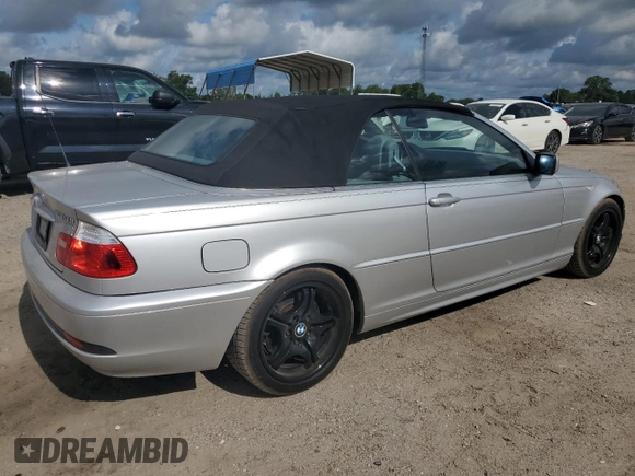 2004 BMW 3 Series 330Ci with VIN WBABW53434PJ95105, listed as a Copart auction lot 60724975 with 75,735 mi miles and Salvage title. Bid and sale history available at DreamBid. Image 3.