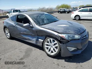 2014 Hyundai Genesis Coupe 2.0T with VIN KMHHT6KD2EU121329, listed as a Copart auction lot 55333915 with 78,438 mi miles and Salvage title. Bid and sale history available at DreamBid. Image 4.