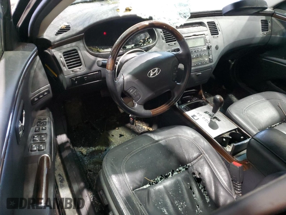 2011 Hyundai Azera Limited with VIN KMHFC4DF1BA544460, listed as a Copart auction lot 48556125 with 148,693 mi miles and Salvage Title. Bid and sale history available at DreamBid. Image 8.