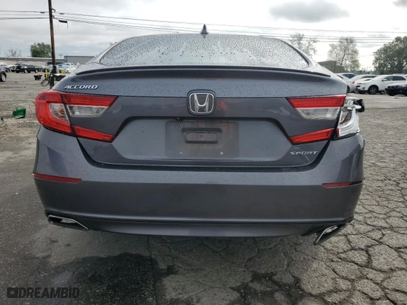 2018 Honda Accord Sedan Sport 1.5T with VIN 1HGCV1F36JA097899, listed as a Copart auction lot 51020985 with 111,989 mi miles and Salvage Title. Bid and sale history available at carsss.com. Image 6.