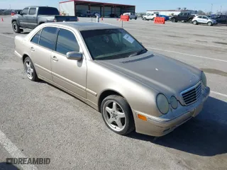 2001 Mercedes-Benz E-Class with VIN WDBJF65J61B251908, listed as a IAAI auction lot 41800893 with 187,178 mi miles. Bid and sale history available at carsss.com. Image 1.