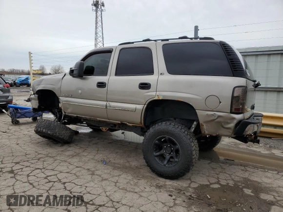 2000 Chevrolet Tahoe LS with VIN 1GNEK13T7YJ148901, listed as a Copart auction lot 51840995 with 195,543 mi miles and Salvage title. Bid and sale history available at DreamBid. Image 2.