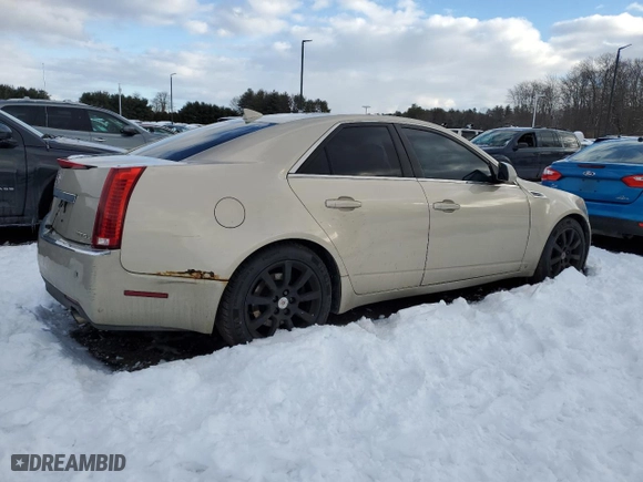 2009 Cadillac CTS AWD w/1SA with VIN 1G6DG577090134410, listed as a Copart auction lot 42507325 with 214,158 mi miles and Salvage Title. Bid and sale history available at carsss.com. Image 3.