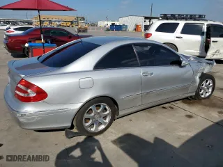 2003 Mercedes-Benz CLK-Class 3.2L with VIN WDBTJ65J43F038135, listed as a Copart auction lot 71801574 with 220,256 mi miles and Salvage Title. Bid and sale history available at carsss.com. Image 3.