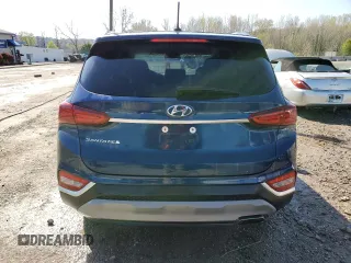 2019 Hyundai Santa Fe SE with VIN 5NMS23AD0KH106926, listed as a Copart auction lot 52453835 with 95,465 mi miles and Salvage Title. Bid and sale history available at carsss.com. Image 6.