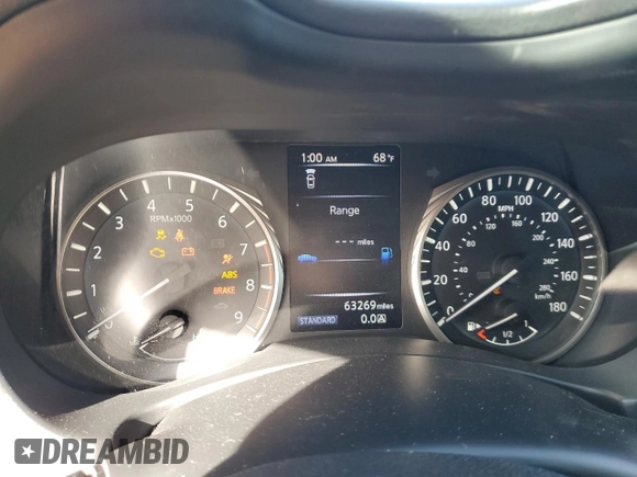 2019 Infiniti Q50 Luxe с VIN JN1EV7AP4KM540753, выставлен на аукционе Copart как лот 49520365 с пробегом 63 269 миль миль и Списание • Salvage title. История ставок и продаж доступна на DreamBid. Изображение 9.