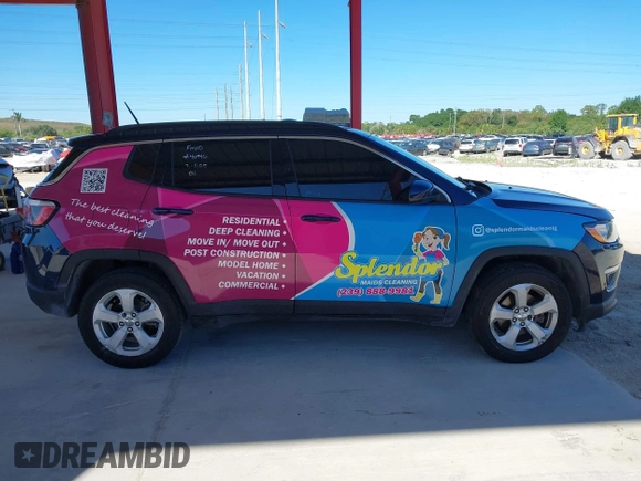 2017 Jeep Compass Latitude with VIN 3C4NJDBBXHT679623, listed as a IAAI auction lot 41810574 with 158,655 mi miles and . Bid and sale history available at DreamBid. Image 14.