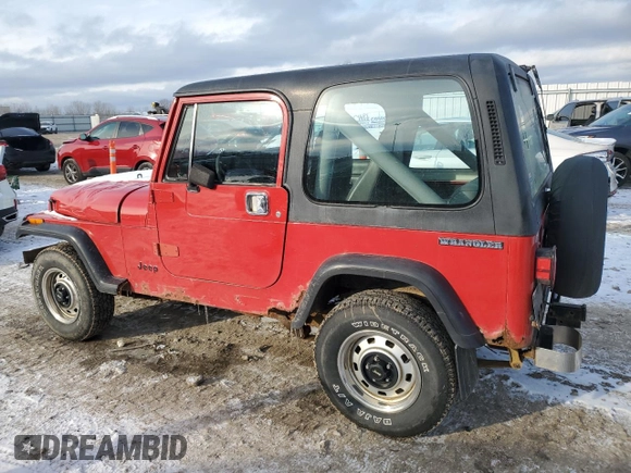 1990 Jeep Wrangler "S" with VIN 2J4FY19EXLJ514335, listed as a Copart auction lot 86919054 with 126,364 mi miles and Clean Title. Bid and sale history available at carsss.com. Image 2.
