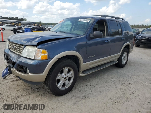 2005 Ford Explorer Eddie Bauer z VIN 1FMZU64K25UA68211, wystawiony jako Copart lot #51275025 z przebiegiem 220 353 mil mil oraz Szkoda całkowita • Salvage title. Historia ofert i sprzedaży dostępna na DreamBid. Obrazek 1.