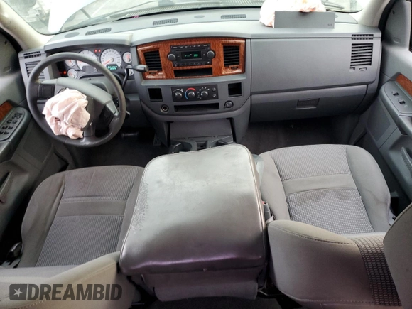 2006 Dodge 1500 SLT with VIN 1D7HA18256S568470, listed as a Copart auction lot 47492545 with 107,676 mi miles and Salvage Title. Bid and sale history available at carsss.com. Image 8.