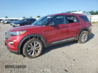 2020 Ford Explorer Limited with VIN 1FMSK8FH9LGC05967, listed as a Copart auction lot 62001755 with 56,592 mi miles and Salvage title. Bid and sale history available at DreamBid. Image 1.