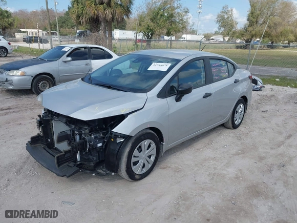 2024 Nissan Versa S with VIN 3N1CN8DV2RL923330, listed as a IAAI auction lot 41538971 with 186 mi miles. Bid and sale history available at carsss.com. Image 18.