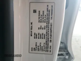 2023 Tesla Model 3 с VIN 5YJ3E1EA5PF514511, выставлен на аукционе Copart как лот 56653775 с пробегом Не указан миль и Списание • Salvage title. История ставок и продаж доступна на DreamBid. Изображение 12.