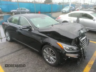 2018 Genesis G80 3.8L z VIN KMHGN4JEXJU232709, wystawiony jako IAAI lot #41886564 z przebiegiem 21 307 mil mil oraz . Historia ofert i sprzedaży dostępna na DreamBid. Obrazek 1.