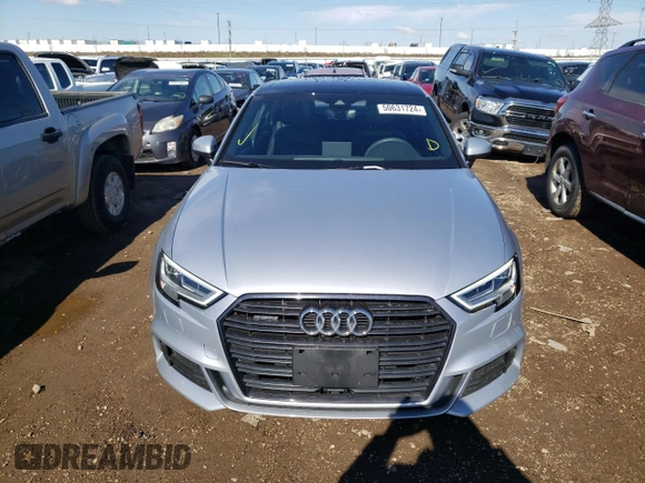 2020 Audi A3 Sedan S line Premium Plus with VIN WAUJEGFF0LA027074, listed as a Copart auction lot 50631724 with 14,833 mi miles. Bid and sale history available at carsss.com. Image 5.