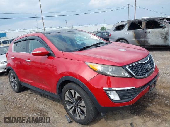 2011 Kia Sportage SX with VIN KNDPC3A6XB7163095, listed as a IAAI auction lot 42760371 with 134,235 mi miles and . Bid and sale history available at DreamBid. Image 1.