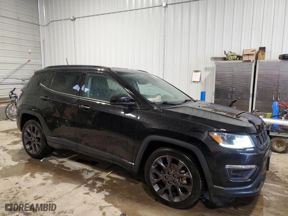 2019 Jeep Compass Limited with VIN 3C4NJCCB7KT743391, listed as a Copart auction lot 47799705 with 86,473 mi miles and Salvage Title. Bid and sale history available at carsss.com. Image 4.