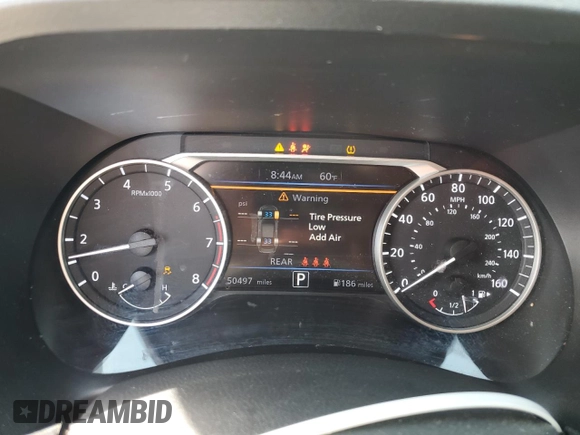 2022 Nissan Sentra SV with VIN 3N1AB8CV4NY232766, listed as a Copart auction lot 54456455 with 50,497 mi miles and Salvage Title. Bid and sale history available at carsss.com. Image 9.