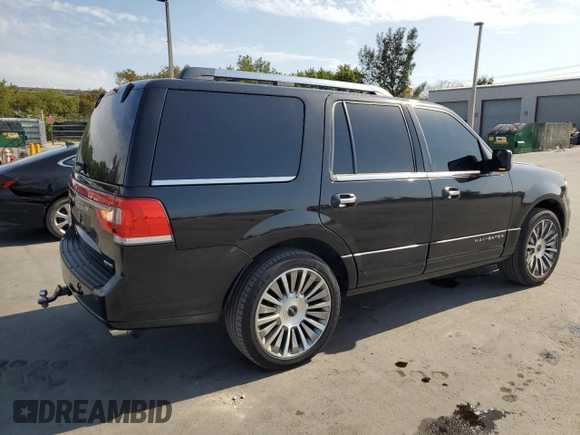 2015 Lincoln Navigator z VIN 5LMJJ2HT5FEJ06248, wystawiony jako Copart lot #52876645 z przebiegiem 270 523 mil mil oraz Szkoda całkowita • Salvage title. Historia ofert i sprzedaży dostępna na DreamBid. Obrazek 3.