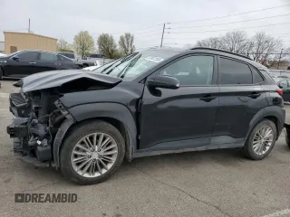 2018 Hyundai Kona SEL with VIN KM8K22AA4JU182099, listed as a Copart auction lot 52937285 with 97,021 mi miles and Salvage Title. Bid and sale history available at carsss.com. Image 1.