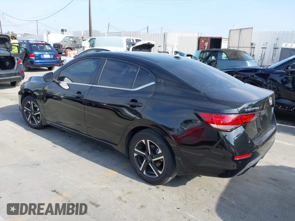 2024 Nissan Sentra SV with VIN 3N1AB8CVXRY256902, listed as a IAAI auction lot 42326382 with 12,796 mi miles and . Bid and sale history available at DreamBid. Image 3.