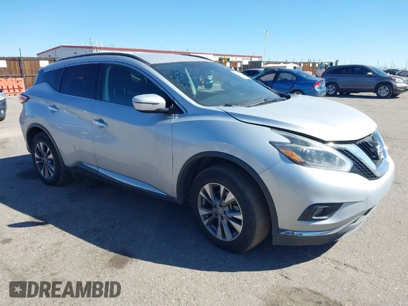 2018 Nissan Murano S with VIN 5N1AZ2MG2JN135283, listed as a IAAI auction lot 41707260 with 137,732 mi miles and . Bid and sale history available at DreamBid. Image 1.