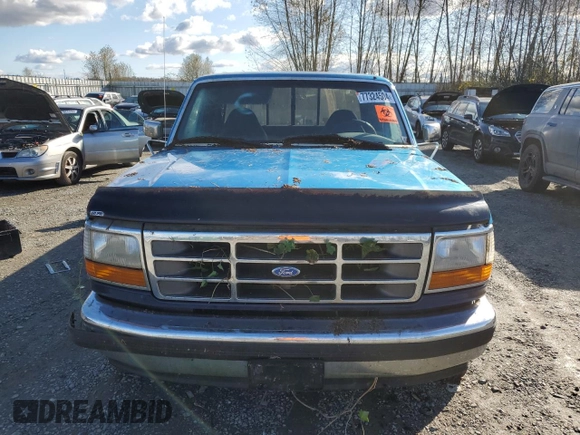 1995 Ford F-150 with VIN 1FTEX14H2SKA82635, listed as a Copart auction lot 77324504 with 0 mi miles and Clean Title. Bid and sale history available at carsss.com. Image 5.