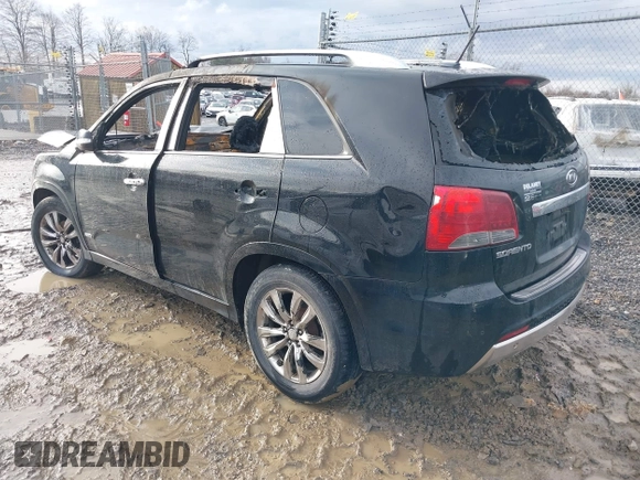 2013 Kia Sorento SX with VIN 5XYKWDA20DG364370, listed as a IAAI auction lot 41108533 with 146,124 mi miles and . Bid and sale history available at DreamBid. Image 3.