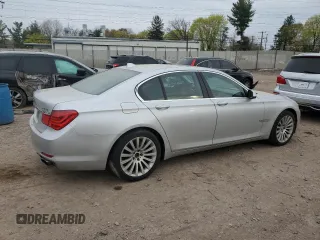 2012 BMW 7 Series 750i xDrive with VIN WBAKC6C55CC396517, listed as a Copart auction lot 53300945 with 163,700 mi miles and Clean Title. Bid and sale history available at carsss.com. Image 3.