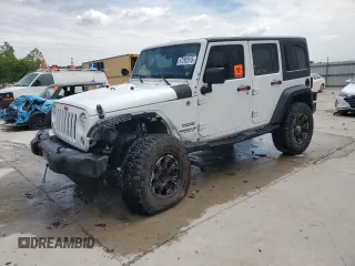 2015 Jeep Wrangler Unlimited Sport with VIN 1C4BJWDG0FL575836, listed as a Copart auction lot 57292515 with 143,758 mi miles and Salvage title. Bid and sale history available at DreamBid. Image 1.