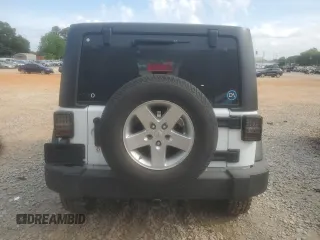 2017 Jeep Wrangler Unlimited Sport with VIN 1C4BJWDG6HL709901, listed as a Copart auction lot 55262645 with 100,887 mi miles and Salvage title. Bid and sale history available at DreamBid. Image 6.