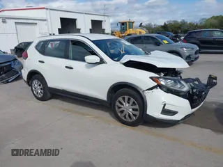 2017 Nissan Rogue SV with VIN JN8AT2MT6HW135492, listed as a IAAI auction lot 41611801 with 105,344 mi miles. Bid and sale history available at carsss.com. Image 1.
