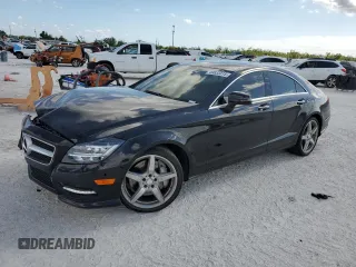 2014 Mercedes-Benz CLS-Class CLS 550 with VIN WDDLJ7DB0EA097173, listed as a Copart auction lot 49833315 with 66,237 mi miles and Salvage Title. Bid and sale history available at carsss.com. Image 1.