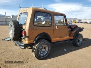 1985 Jeep CJ z VIN 1JCCF87EXFT023013, wystawiony jako Copart lot #85342064 z przebiegiem 152 151 mil mil oraz Czysty tytuł • Clean title. Historia ofert i sprzedaży dostępna na DreamBid. Obrazek 3.