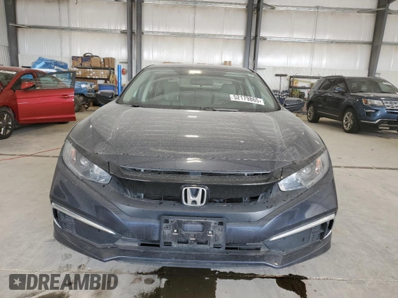 2020 Honda Civic Sedan LX with VIN 2HGFC2F63LH601428, listed as a Copart auction lot 52179865 with 43,782 mi miles and Salvage Title. Bid and sale history available at carsss.com. Image 5.