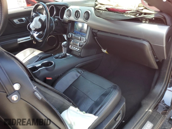 2022 Ford Mustang GT with VIN 1FA6P8CF3N5110299, listed as a Copart auction lot 56389905 with 34,342 mi miles and Salvage title. Bid and sale history available at DreamBid. Image 8.