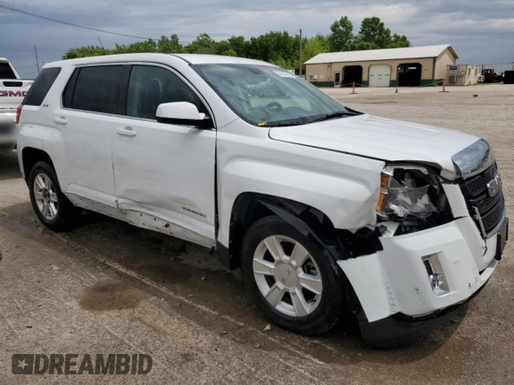 2011 GMC Terrain SLE-1 with VIN 2CTALMEC5B6251245, listed as a Copart auction lot 57318125 with 113,243 mi miles and Salvage title. Bid and sale history available at DreamBid. Image 4.