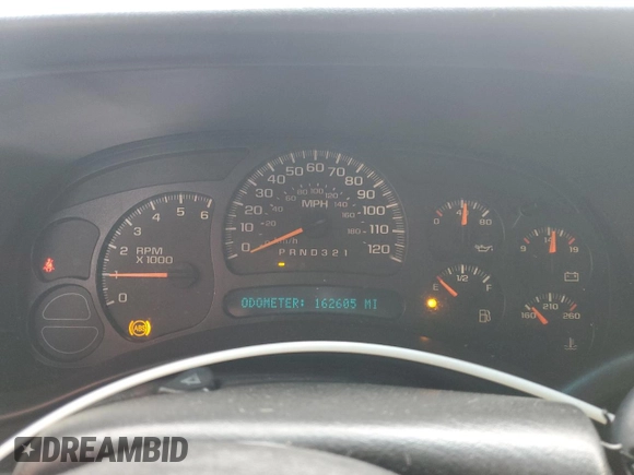 2006 Chevrolet Silverado 1500 LT1 with VIN 2GCEK13N461184918, listed as a Copart auction lot 89359865 with 162,605 mi miles and Salvage Title. Bid and sale history available at DreamBid. Image 9.