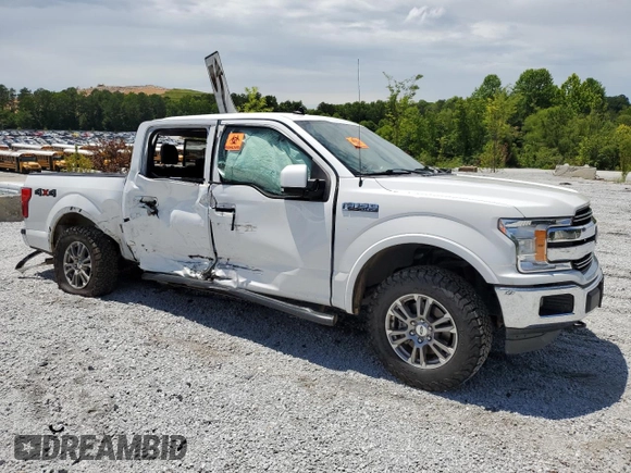 2020 Ford F-150 XL with VIN 1FTEW1E52LFA64086, listed as a Copart auction lot 59931125 with 107,893 mi miles and Salvage title. Bid and sale history available at DreamBid. Image 4.
