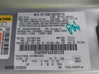 2016 Ford Fusion SE z VIN 3FA6P0H76GR385328, wystawiony jako IAAI lot #42408631 z przebiegiem 127 293 mil mil oraz . Historia ofert i sprzedaży dostępna na DreamBid. Obrazek 9.