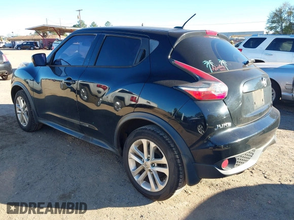 2015 Nissan Juke S with VIN JN8AF5MR5FT509408, listed as a IAAI auction lot 40839984 with 205,528 mi miles. Bid and sale history available at carsss.com. Image 3.
